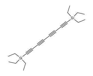 Silane, 1,1'-(1,3,5,7-octatetrayne-1,8-diyl)bis[1,1,1-triethyl- 结构式