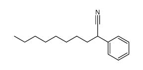 α-辛基苯乙腈 结构式