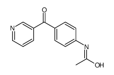 N-[4-(3-吡啶基羰基)苯基]乙酰胺 结构式