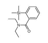 N,N-二乙基-2-(三甲基硅基)苯甲酰胺 结构式