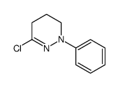 Pyridazine, 3-chloro-1,4,5,6-tetrahydro-1-phenyl- 结构式
