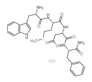 胆囊收缩素片段30-33酰胺盐酸盐 结构式