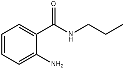2-氨基-N-丙基苯甲酰胺 结构式
