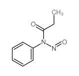 N-亚硝基-N-苯基丙酰胺 结构式