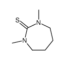 N,N'-二甲基四亚甲基硫脲 结构式