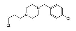 1-(4-氯苄基)-4-(3-氯丙基)哌嗪 结构式