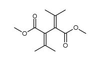 Butanedioic acid, 2,3-bis(1-methylethylidene)-, 1,4-dimethyl ester 结构式