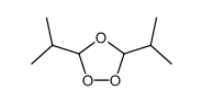 3,5-二异丙基-1,2,4-三氧杂环戊烷 结构式