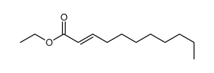 (E)-十一-2-烯酸乙酯 结构式