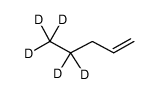 1-戊烯-4,4,5,5,5-d5 结构式