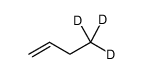 1-丁烯-4,4,4-D3 结构式