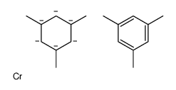 双(1,3,5-三甲基苯)铬 结构式