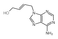 2-Buten-1-ol, 4-(6-amino-9H-purin-9-yl)-, (E)- 结构式