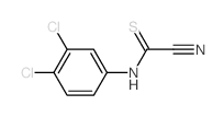 N-(3,4-二氯苯基)氰基硫代甲酰胺 结构式