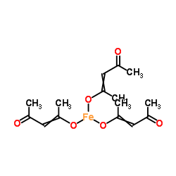 三乙酰丙酮铁 结构式