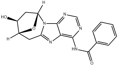 Benzamide, N-[(7R,8S,10R)-7,8,9,10-tetrahydro-8-hydroxy-7,10-epoxy-6H-azepino[1,2-e]purin-4-yl]- 结构式