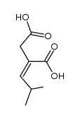 Butanedioic acid, (2-methylpropylidene)-, (2Z)- (9CI) 结构式