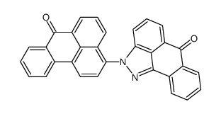 Anthra[1,9-cd]pyrazol-6(2H)-one, 2-(7-oxo-7H-benz[de]anthracen-3-yl)- (6CI,7CI,9CI) 结构式