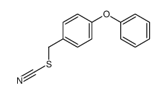 Thiocyanic acid, (4-phenoxyphenyl)methyl ester 结构式