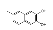 6-乙基-2,3-萘二酚 结构式