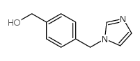 4-(1H-咪唑-1-基甲基)苯甲醇 结构式