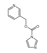 1H-Imidazole-1-carboxylic acid, 3-pyridinylmethyl ester 结构式