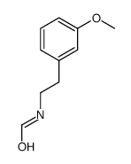 N-(3-甲氧基苯乙基)甲酰胺 结构式