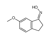 (1E)-N-羟基-6-甲氧基-1-茚满亚胺 结构式