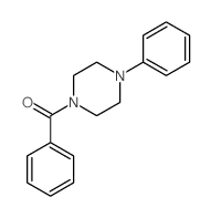 苯基(4-苯基哌嗪-1-基)甲酮 结构式
