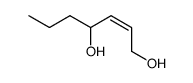 2-Heptene-1,4-diol, (Z)- (9CI) 结构式