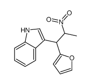 1H-Indole, 3-[1-(2-furanyl)-2-nitropropyl]- 结构式