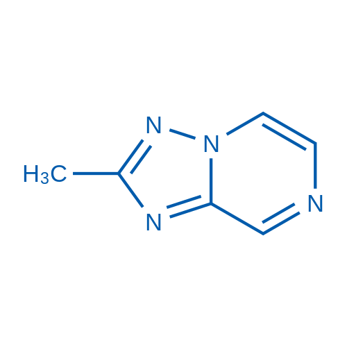 2-甲基-[1,2,4]噻唑并[1,5-a]吡嗪 结构式