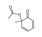 6-acetoxy-6-methyl-2,4-cyclohexadienone 结构式
