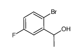 1-(2-溴-5-氟苯基)乙醇 结构式