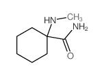 1-甲氨基环己烷-1-甲酰胺 结构式
