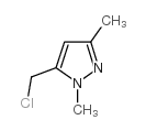 5-氯甲基-1,3-二甲基-1H-吡唑 结构式