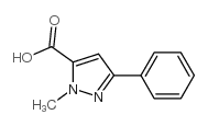 2-甲基-5-苯基-2H-吡唑-3-甲酸 结构式