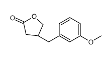 (4S)-4-(3-甲氧基苄基)-氧杂环戊-2-酮 结构式