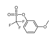 3-甲氧基苯基三氟甲磺酸酯 结构式