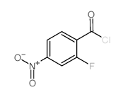 2-氟-4-硝基苯甲酰氯 结构式