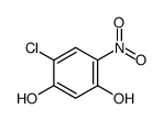 4-氯-6-硝基-1,3-苯二酚 结构式