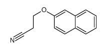3-(2-萘氧基)丙腈 结构式