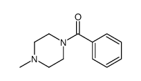 N-甲基-N-苯甲酰哌嗪 结构式