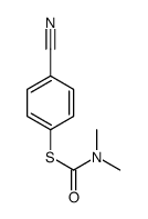 Carbamothioic acid, N,N-dimethyl-, S-(4-cyanophenyl) ester 结构式