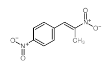 1-硝基-4-[(1E)-2-硝基-1-丙烯-1-基]苯 结构式
