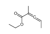 2-甲基-2,3-戊二烯酸乙酯 结构式