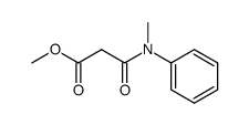 methyl 3-(N-methyl-N-phenylamino)-3-oxopropanoate 结构式