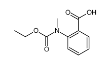 2-[(乙氧羰基)甲氨基]苯甲酸 结构式