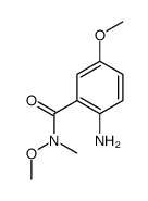 2-氨基-N,5-二甲氧基-N-甲基苯甲酰胺 结构式