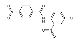N-(4-氯-2-硝基苯基)-4-硝基苯甲酰胺 结构式
